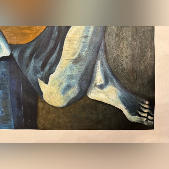 Picasso Replica Painting on Canvas - The Old Guitarist - Picture 5 of 6